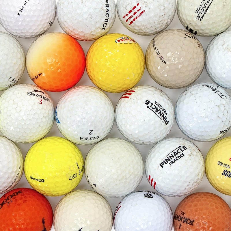 Bastex Recycled Hit-Away Used Golf Balls - Cheap Bulk Golfballs Perfect for Practice & Range Hitting - Mix Comes in a Mesh Ball Carrying Bag - Image 5